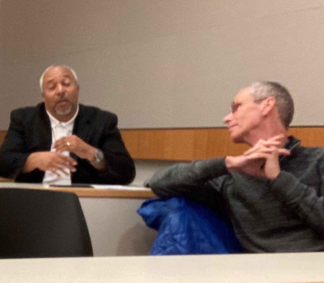 Professor Donald Tibbs, Drexel Law and Dean David Brown Drexel CoAS